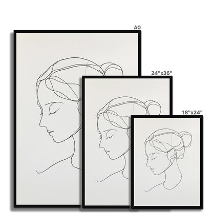 Jen Fargeot Creative | Minimalist | Wall Art | A Thread of Thoughts | Framed Print