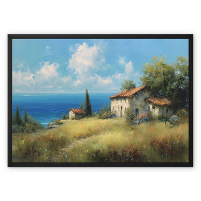 Jen Fargeot Creative | Landscape | Wall Art | Provence Countryside | Framed Canvas