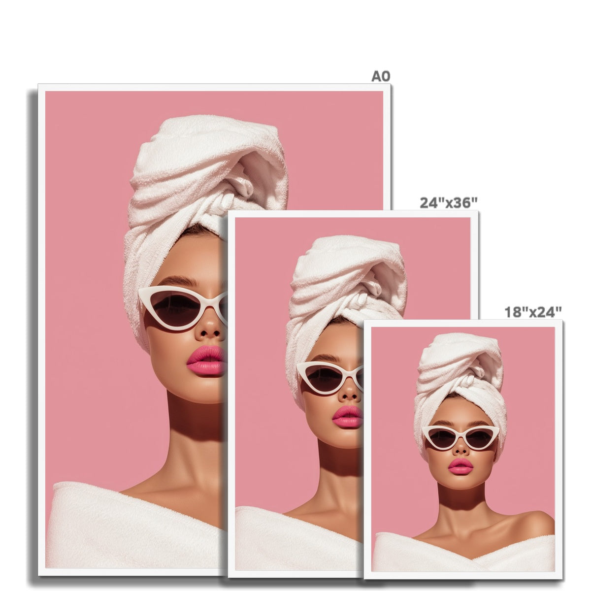Jen Fargeot Creative | Illustration | Wall Art | Pink Chic | Framed Print
