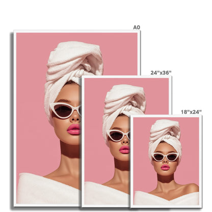 Jen Fargeot Creative | Illustration | Wall Art | Pink Chic | Framed Print
