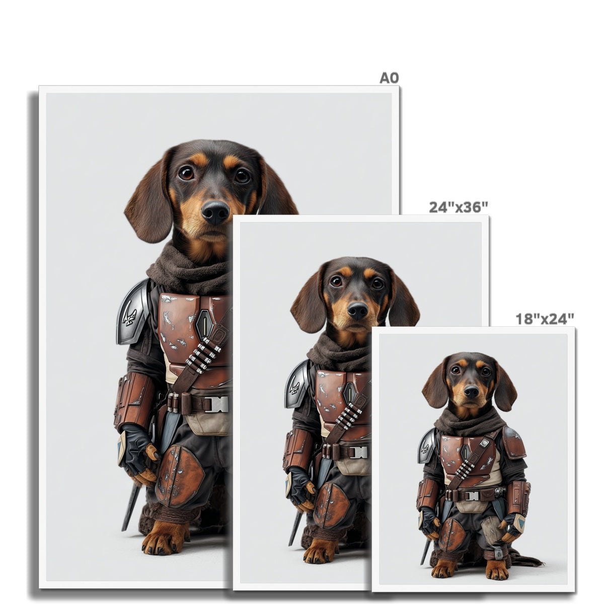 Jen Fargeot Creative | Quirky | Wall Art | The Mandadog | Framed Print