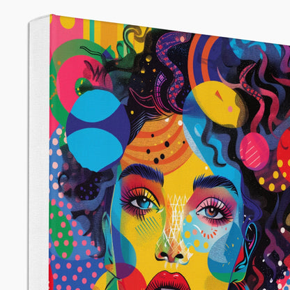 Jen Fargeot Creative | Pop Art | Wall Art | Coralie Quadriptyque | Canvas