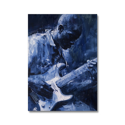 Jen Fargeot Creative | Jazz | Wall Art | Guitar Man John | Canvas