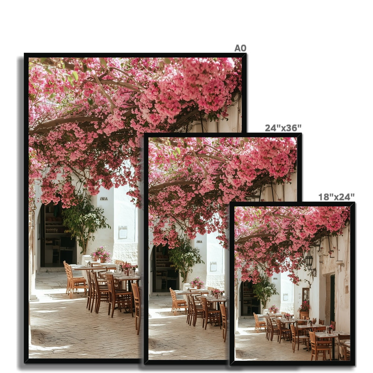 Jen Fargeot Creative | Mediterranean | Wall Art | Puglia Restaurant | Framed Print