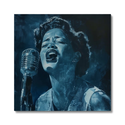 Jen Fargeot Creative | Jazz | Wall Art | Jazz Singer Bessie (4) | Canvas