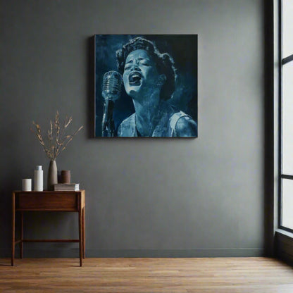 Jen Fargeot Creative | Jazz | Wall Art | Jazz Singer Bessie (4) | Canvas