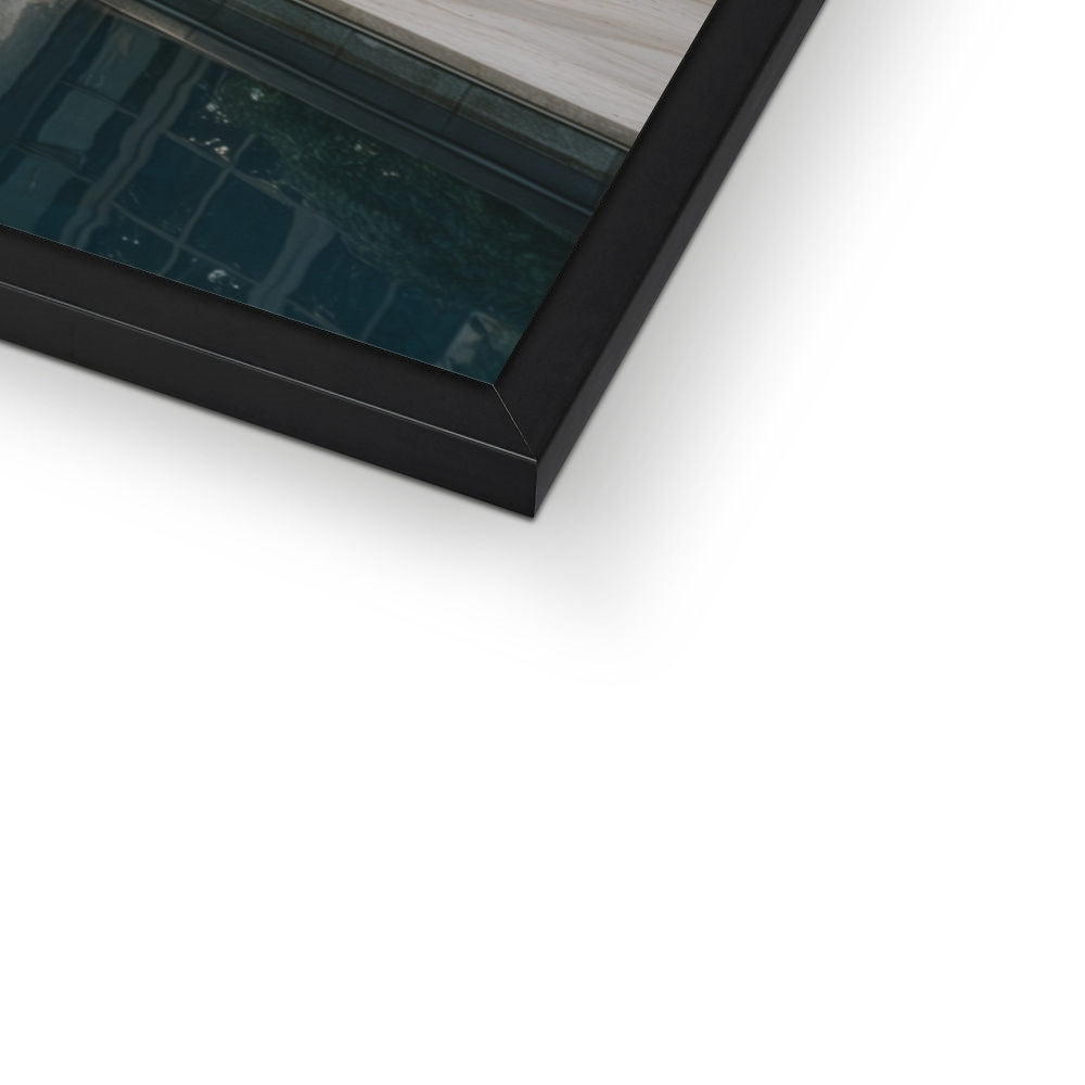 Jen Fargeot Creative | Architecture | Wall Art | The Mansion's Poolside (2) | Framed Print
