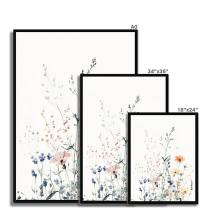 Jen Fargeot Creative | Botanical | Wall Art | Wildflowers & Violets | Framed Print