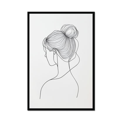 Jen Fargeot Creative | Minimalist | Wall Art | A Profile Strand | Framed Print