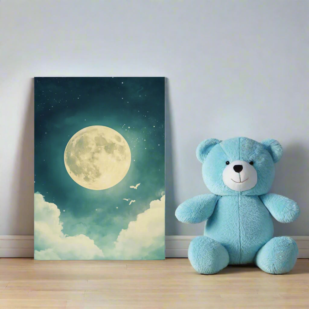 Jen Fargeot Fargeot | Children | Wall Art | Full Moon | Canvas