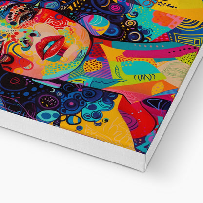 Jen Fargeot Creative | Pop Art | Wall Art | Estelle Quadriptyque | Canvas