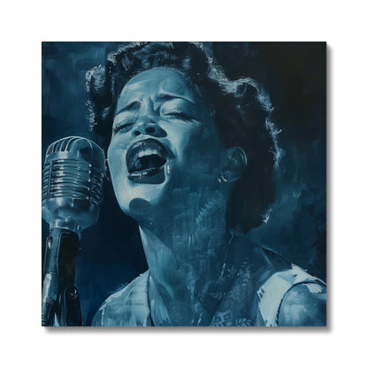 Jen Fargeot Creative | Jazz | Wall Art | Jazz Singer Bessie (4) | Canvas
