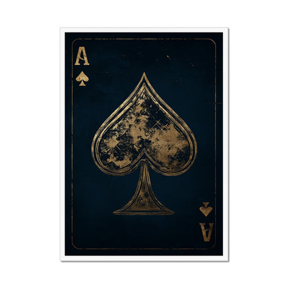 Jen Fargeot Creative | Illustration | Wall Art | Ace of Spades | Framed Print