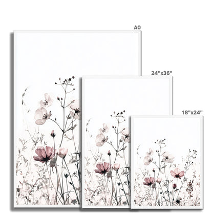 Jen Fargeot Creative | Botanical | Wall Art | Fading Wildflowers | Framed Print