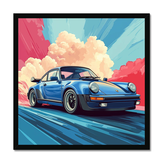 Jen Fargeot Creative | Cars | Wall Art | Porsche 911 Turbo | Framed Print