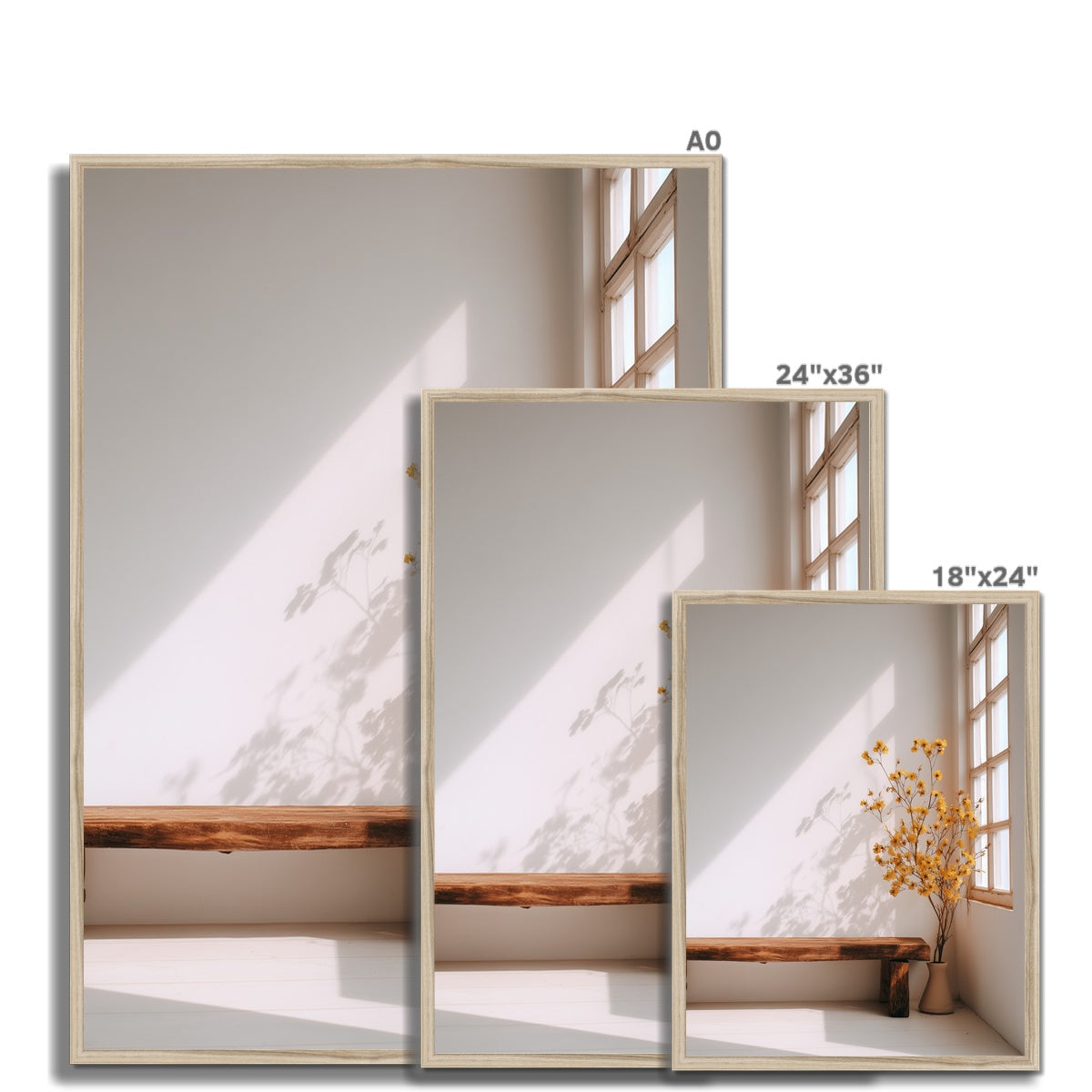 Jen Fargeot Creative | Architecture | Wall Art | A Sunny Window | Framed Print