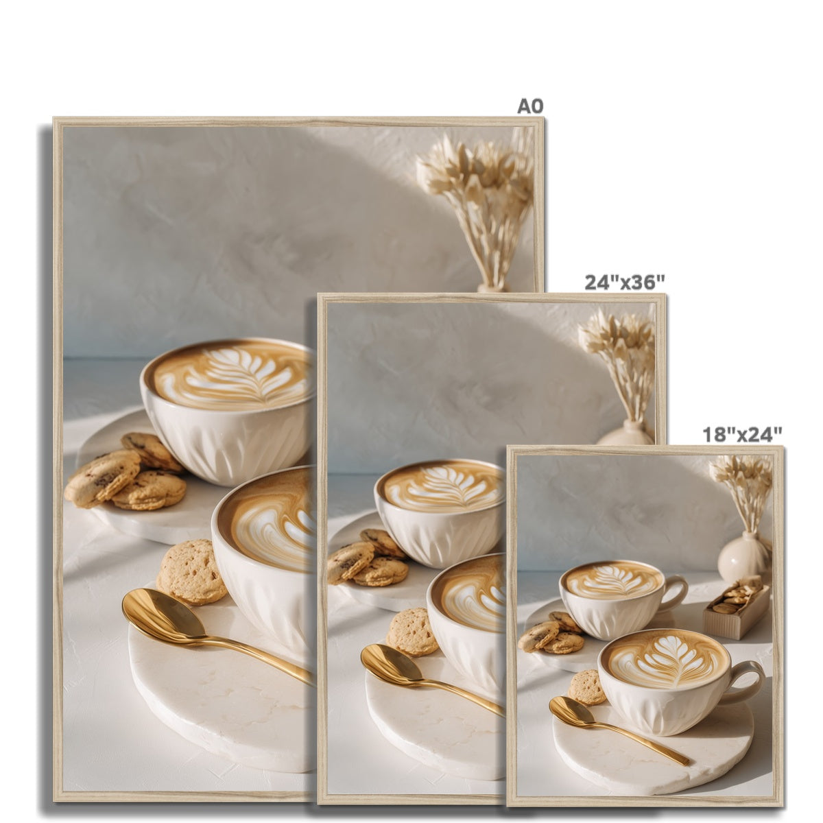 Jen Fargeot Creative | Lifestyle | Wall Art | Morning Cappuccinos | Framed Print