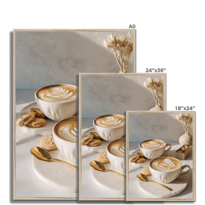 Jen Fargeot Creative | Lifestyle | Wall Art | Morning Cappuccinos | Framed Print