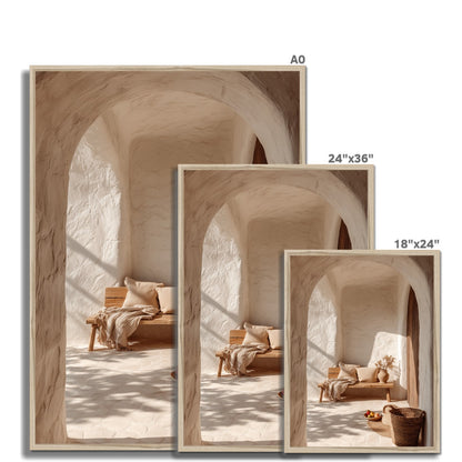 Jen Fargeot Creative | Architecture | Wall Art | The Bench and The Alcove | Framed Print