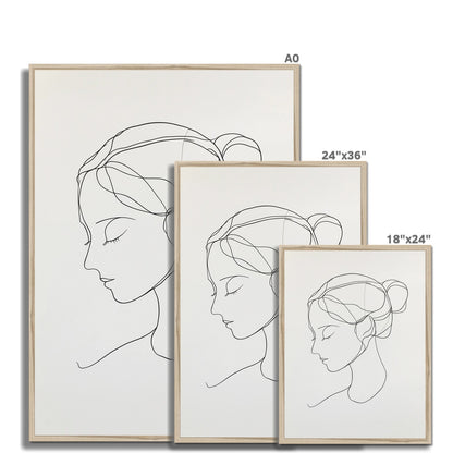 Jen Fargeot Creative | Minimalist | Wall Art | A Thread of Thoughts | Framed Print
