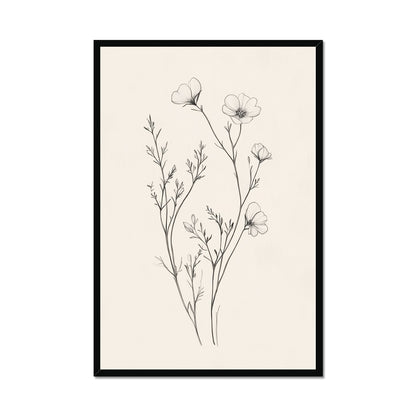 Jen Fargeot Creative | Botanical | Wall Art | Little Flower Bunch | Framed Print