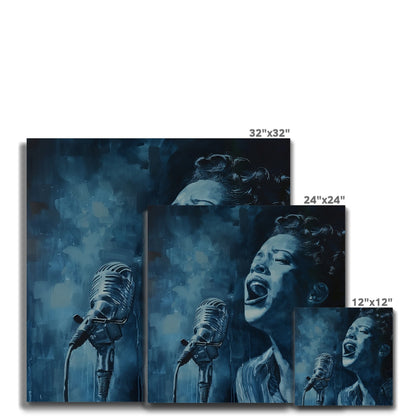 Jen Fargeot Creative | Jazz | Wall Art | Jazz Singer Bessie (2) | Canvas