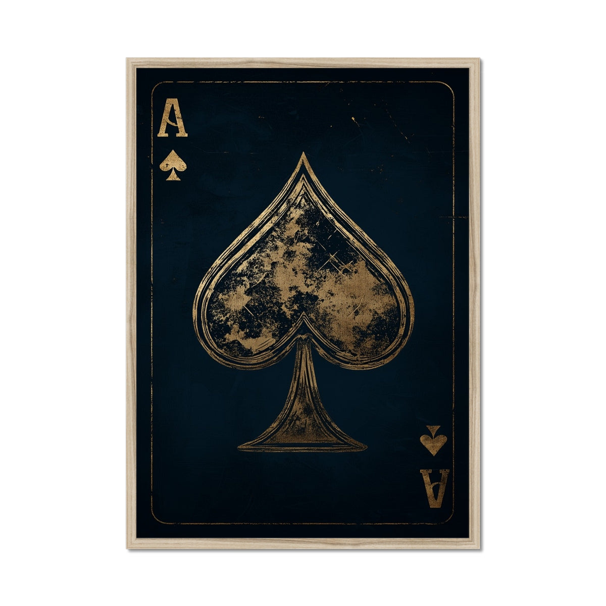 Jen Fargeot Creative | Illustration | Wall Art | Ace of Spades | Framed Print