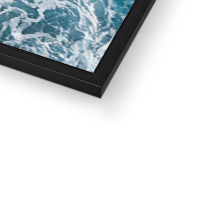 Jen Fargeot Creative | Beach | Wall Art | Crashing Waves | Framed Print