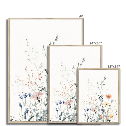 Jen Fargeot Creative | Botanical | Wall Art | Wildflowers & Violets | Framed Print
