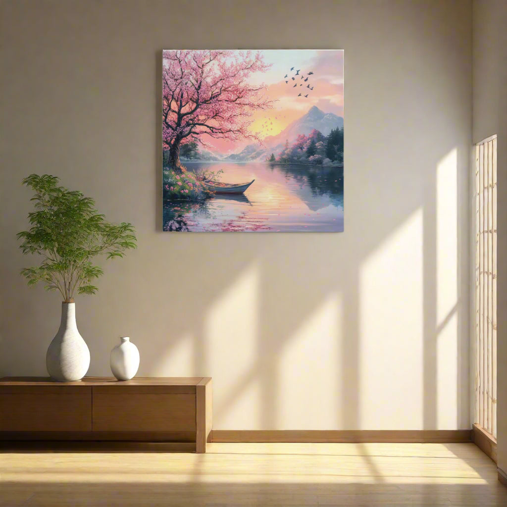 Jen Fargeot Creative | Japanese | Wall Art | Calm Waters | Canvas