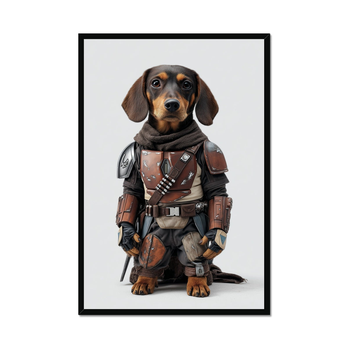 Jen Fargeot Creative | Quirky | Wall Art | The Mandadog | Framed Print