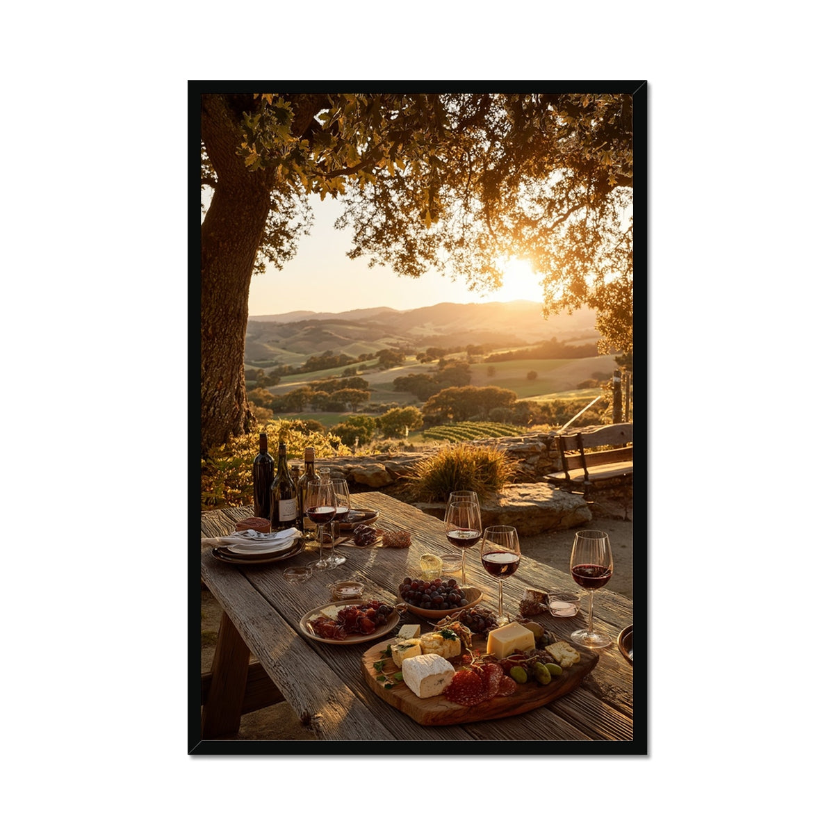 Jen Fargeot Creative | Mediterranean | Wall Art | A Slice of Tuscany | Framed Print