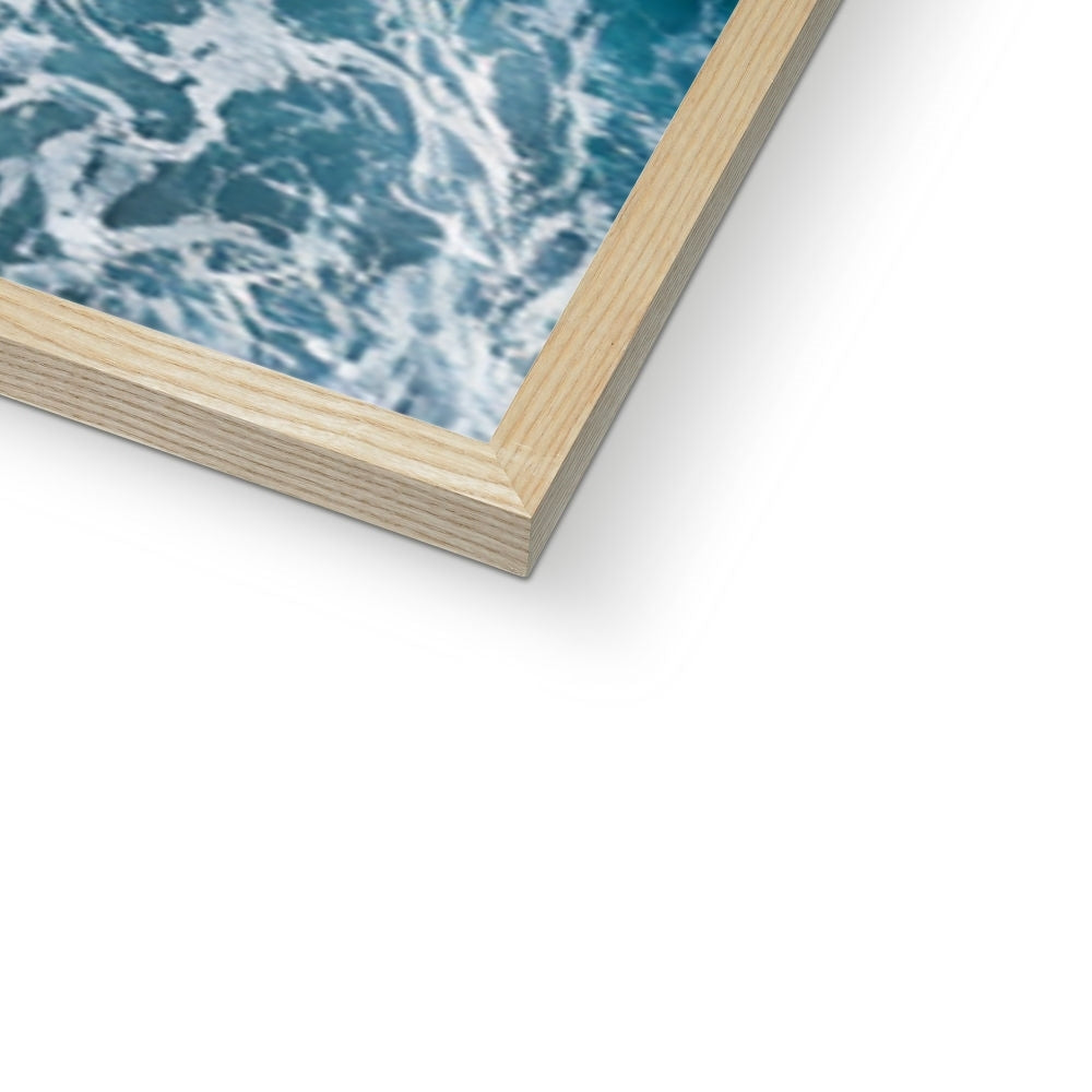 Jen Fargeot Creative | Beach | Wall Art | Crashing Waves | Framed Print