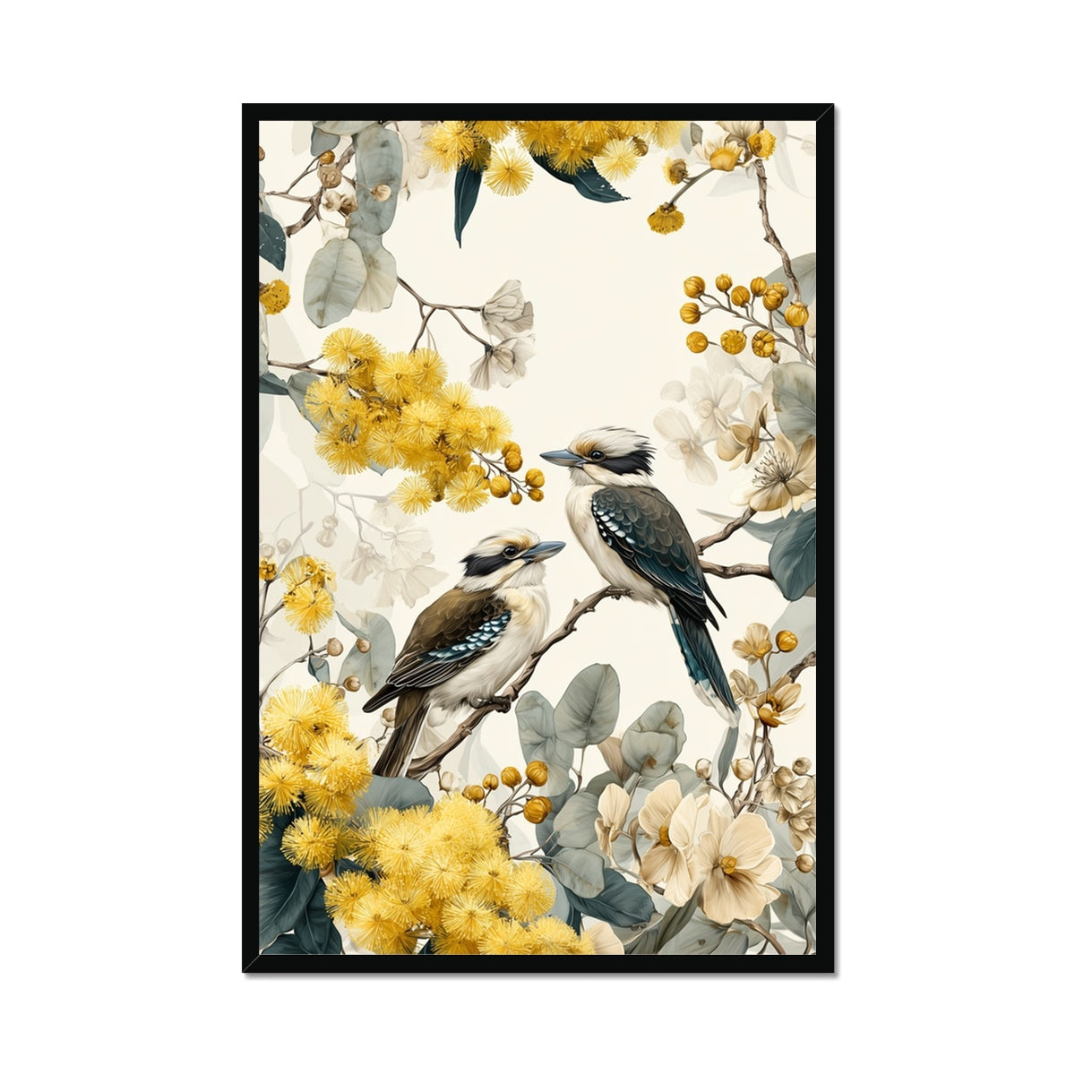 Jen Fargeot Creative | Watercolour | Wall Art | Australian Flora & Fauna | Framed Print