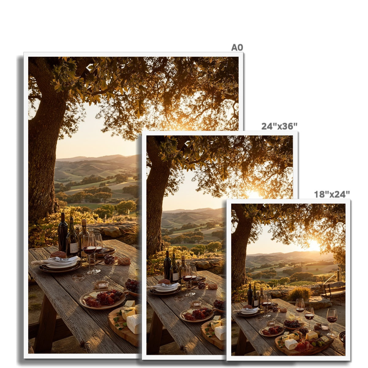 Jen Fargeot Creative | Mediterranean | Wall Art | A Slice of Tuscany | Framed Print