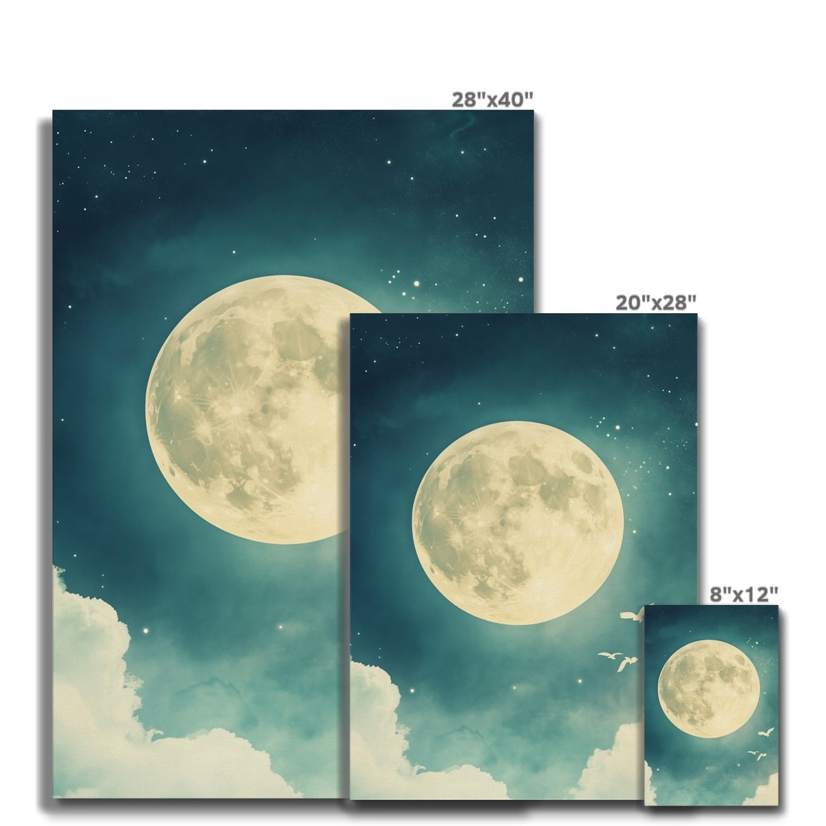 Jen Fargeot Fargeot | Children | Wall Art | Full Moon | Canvas