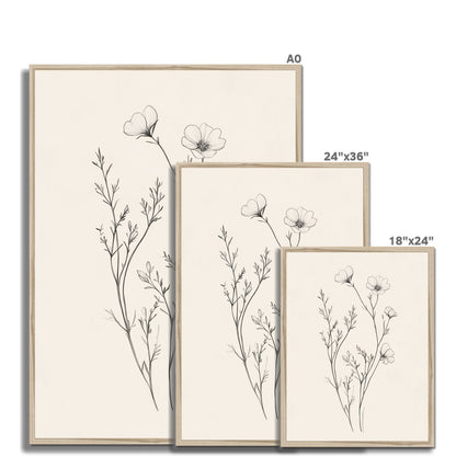 Jen Fargeot Creative | Botanical | Wall Art | Little Flower Bunch | Framed Print