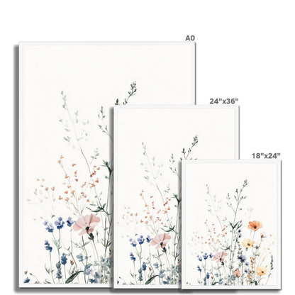 Jen Fargeot Creative | Botanical | Wall Art | Wildflowers & Violets | Framed Print