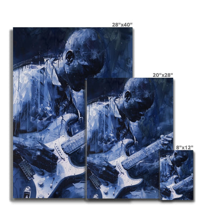 Jen Fargeot Creative | Jazz | Wall Art | Guitar Man John | Canvas