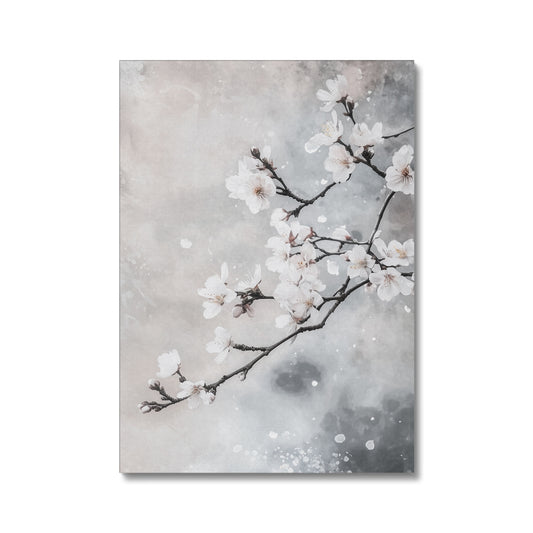 Jen Fargeot Creative | Japanese | Wall Art | White Cherry Blossoms | Canvas