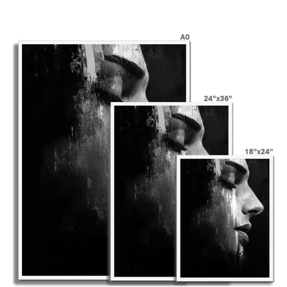 Jen Fargeot Creative | Black & White | Wall Art | Shadows & Emotion | Framed Print