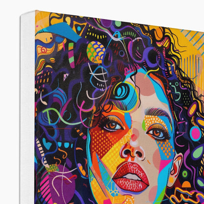 Jen Fargeot Creative | Pop Art | Wall Art | Estelle Quadriptyque | Canvas