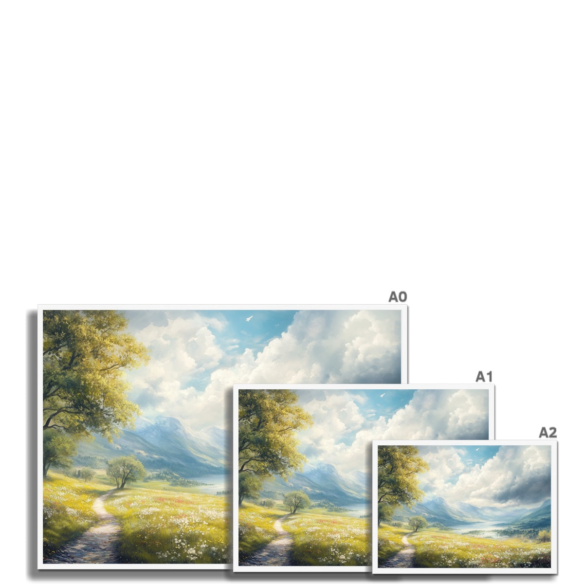 Jen Fargeot Creative | Landscape | Wall Art | The Path (2) | Framed Print
