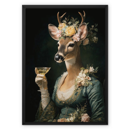 Jen Fargeot Creative | Animal | Wall Art | Oh Deer! | Framed Canvas
