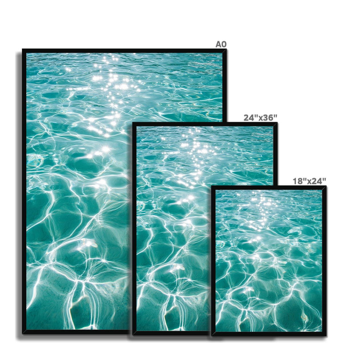 Jen Fargeot Creative | Beach | Wall Art | Crystal Waters | Framed Print