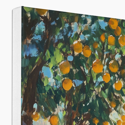 Jen Fargeot Creative | Mediterranean | Wall Art | Friendship Under The Lemon Tree (2) | Canvas