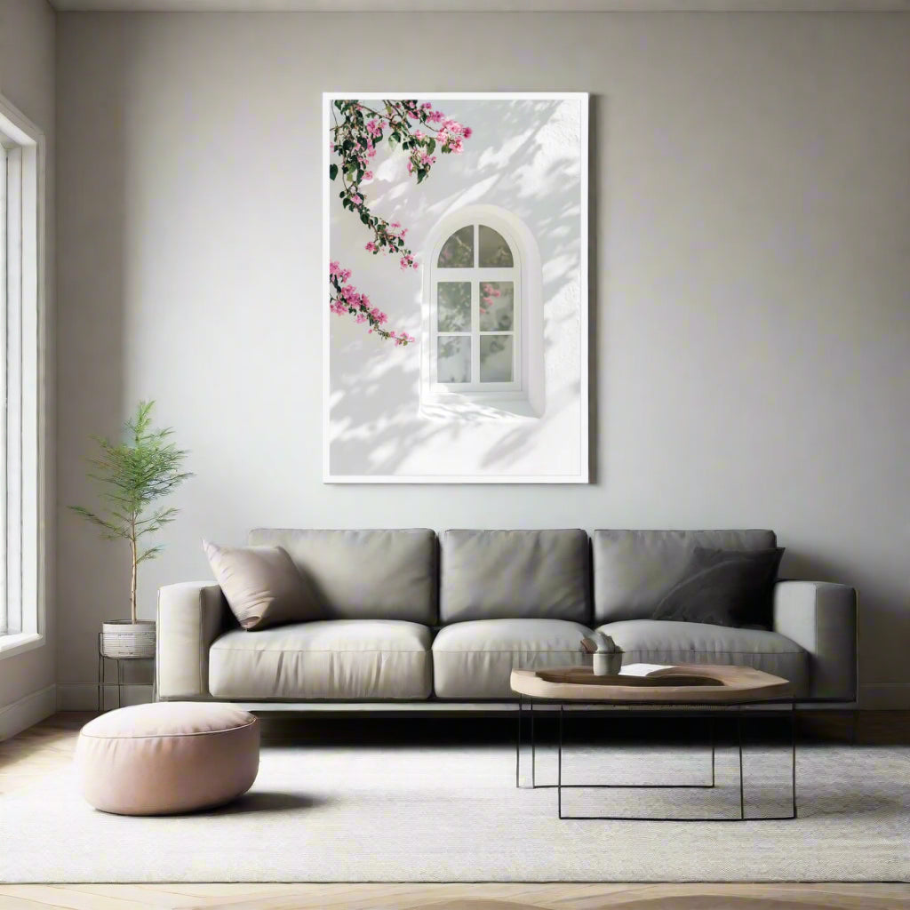 Jen Fargeot Creative | Architecture | Wall Art | Blossoms at the Window | Framed Print