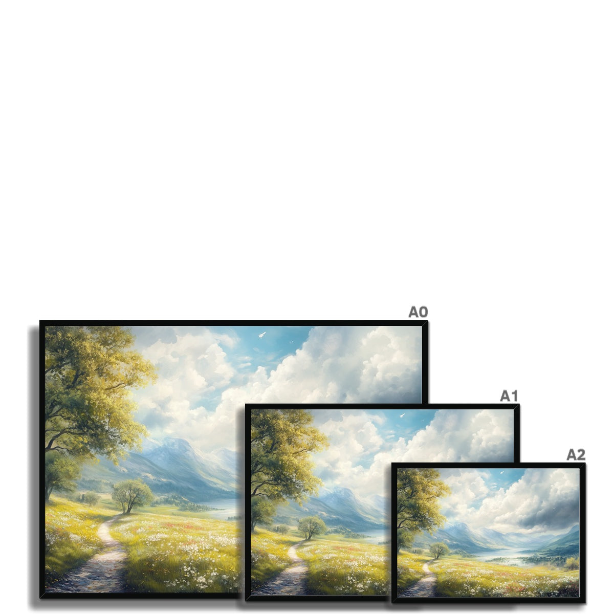 Jen Fargeot Creative | Landscape | Wall Art | The Path (2) | Framed Print