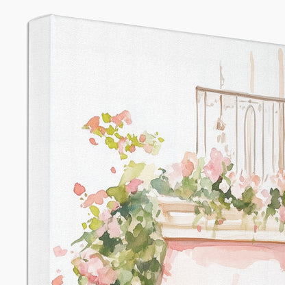 Jen Fargeot Creative | Watercolour | Parisian Café | Wall Art | Canvas