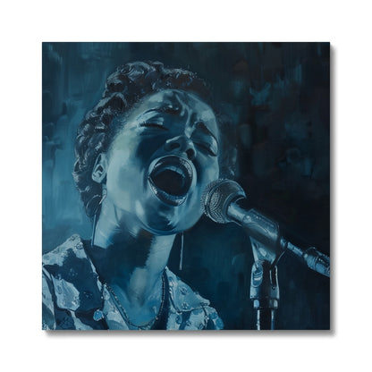 Jen Fargeot Creative | Jazz | Wall Art | Jazz Singer Bessie (1) | Canvas
